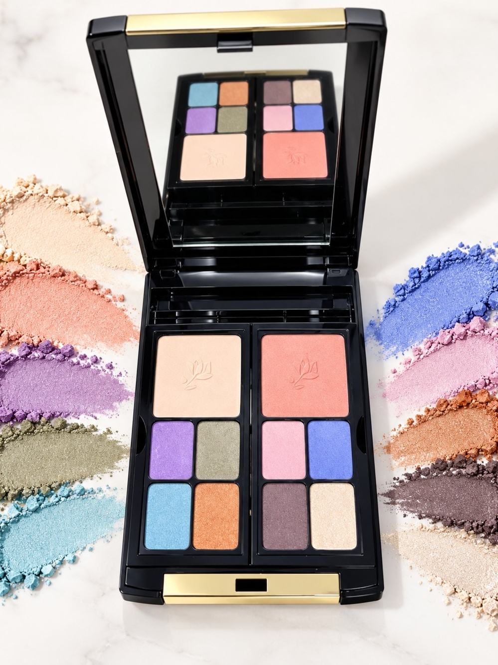 NIB LANCOME Seduction Couleur All In One Travel Palette Eyeshadow Liner Mascara